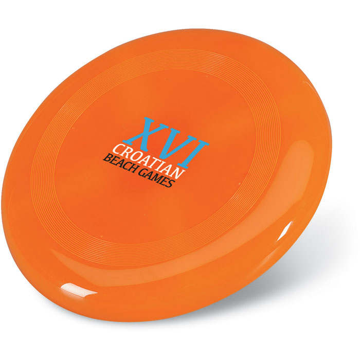 Frisbee 23 cm orange item picture printed