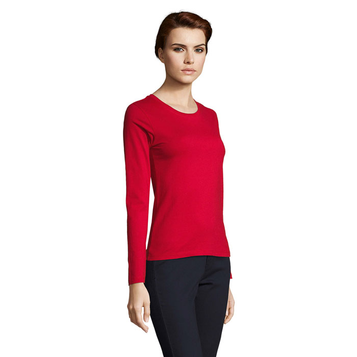 IMPERIAL LSL T-SHIRT DONNA Rosso item picture side