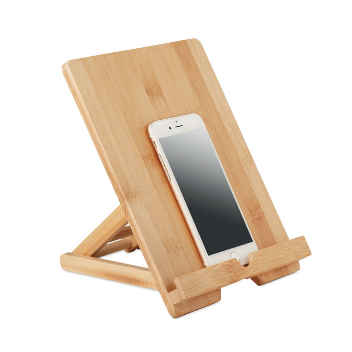 Stand per laptop in bamboo wood item picture top