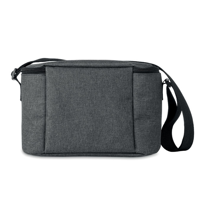 600D RPET Cooler bag for cans Nero item picture top