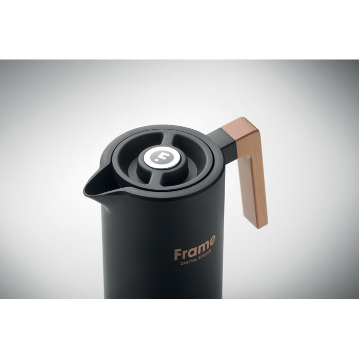 Double wall jug 1L Nero item picture printed