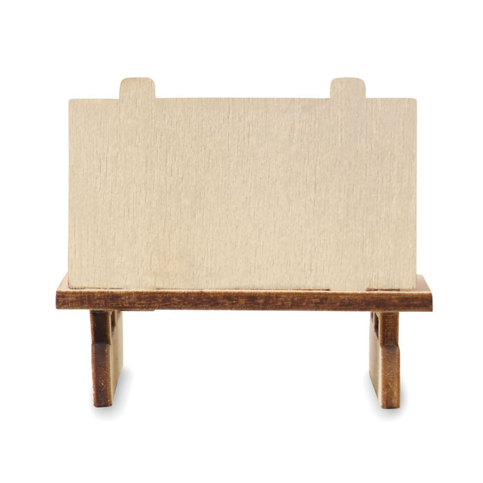 Gnomo su slitta di legno Grigio item picture 1