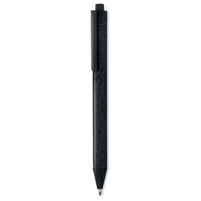 Wheat Straw/ABS push type pen Nero item picture back