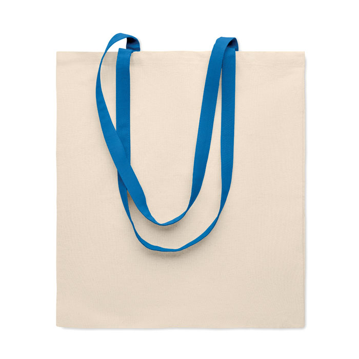 Shopper in cotone 140 gr/m royal blue item picture front