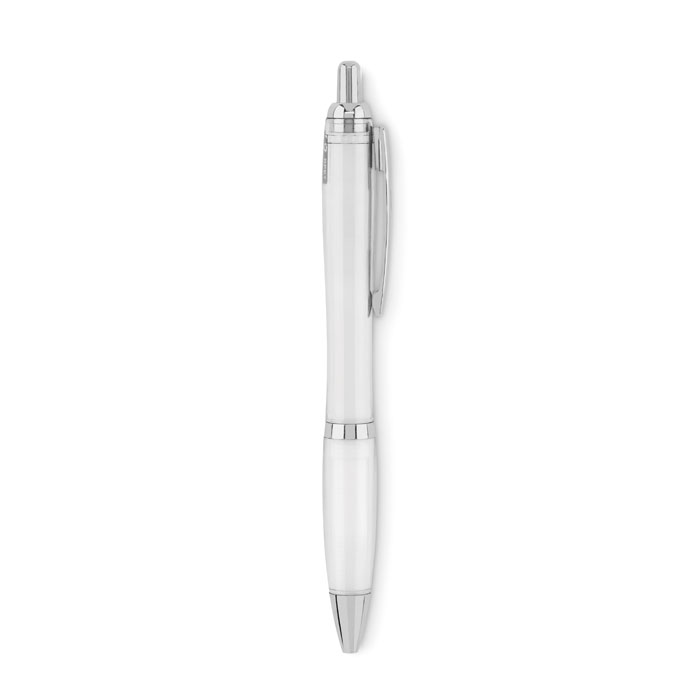 Ball pen in RPET Bianco Trasparente item picture top