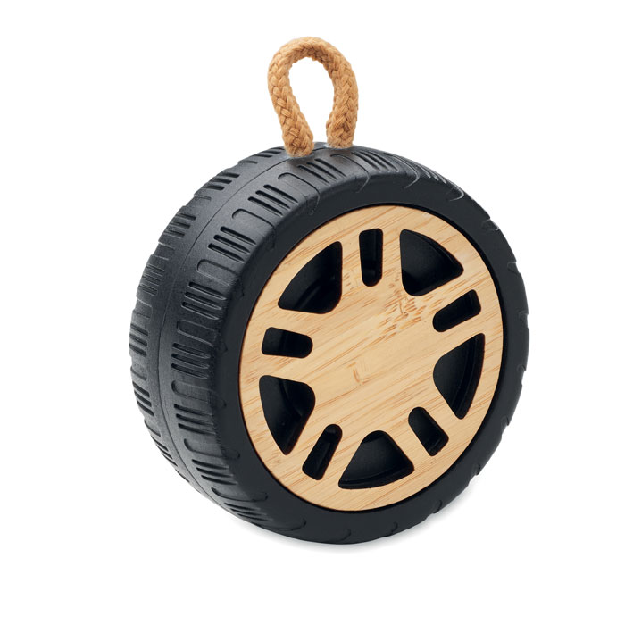 Wireless speaker tire shaped Legno item picture front