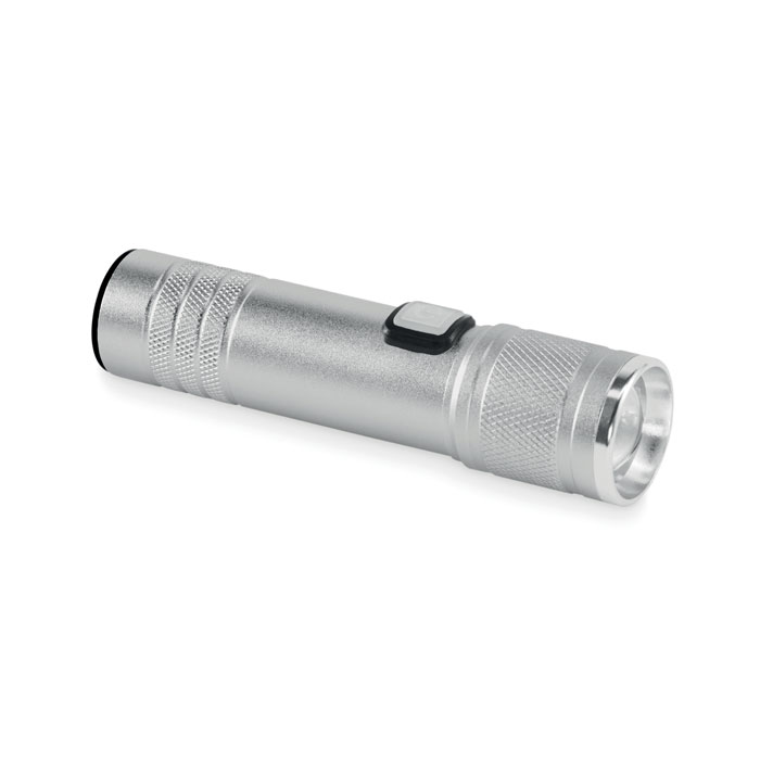 Rechargeable COB light torch Argento Opaco item picture front