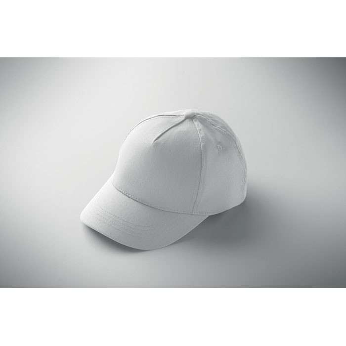 5 panel kids baseball cap Bianco item picture 7