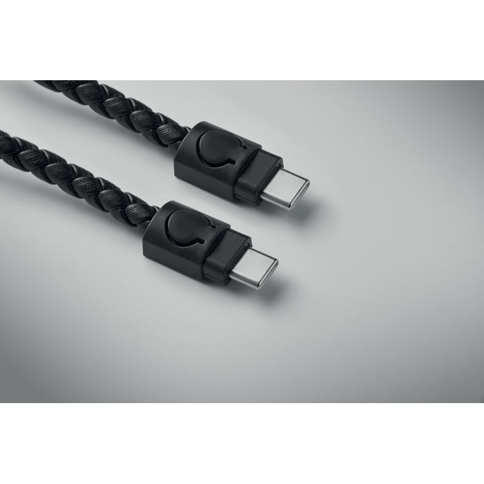 Key ring loop cable type-C Nero item picture box