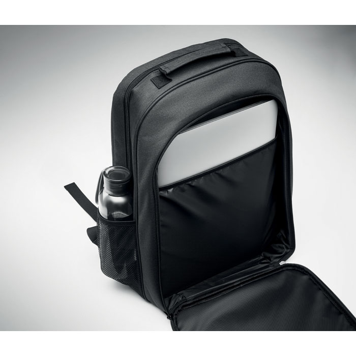 300D RPET Cooling backpack Nero item picture 1