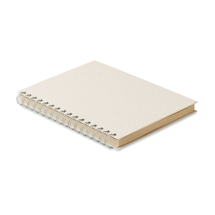 Quaderno ad anelli A5 beige item picture side