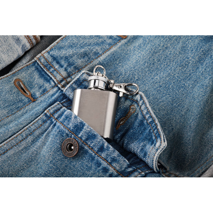 Hipflask key ring Argento item picture 5