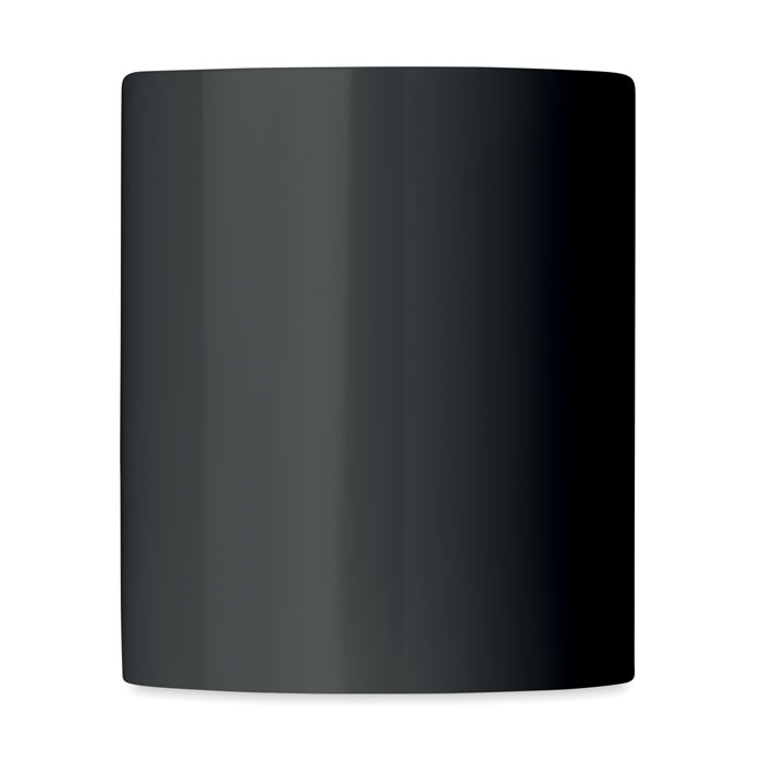 Coloured ceramic mug 300ml black item picture open