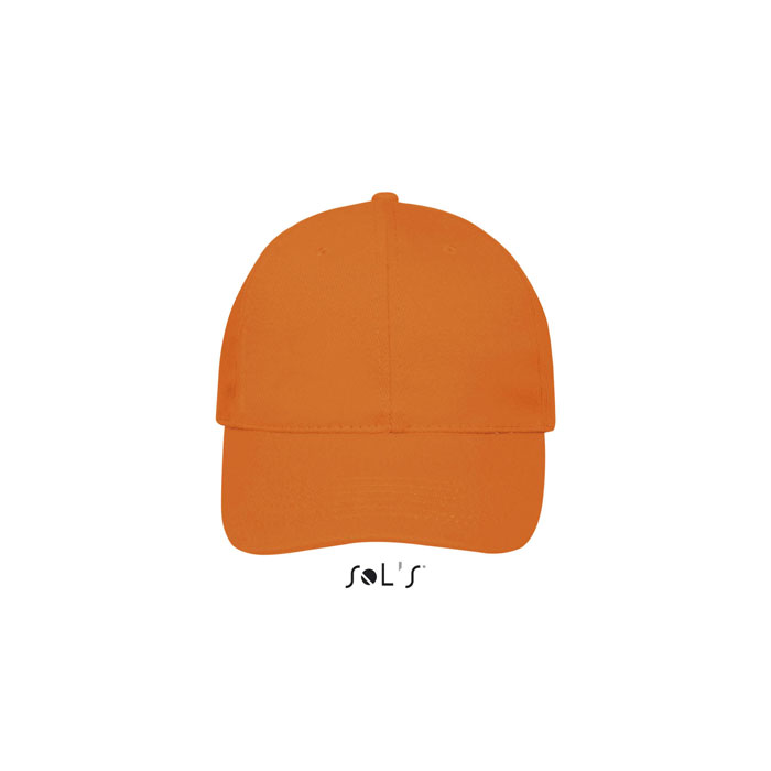 BUFFALO SIX PANEL CAP Arancione item picture front