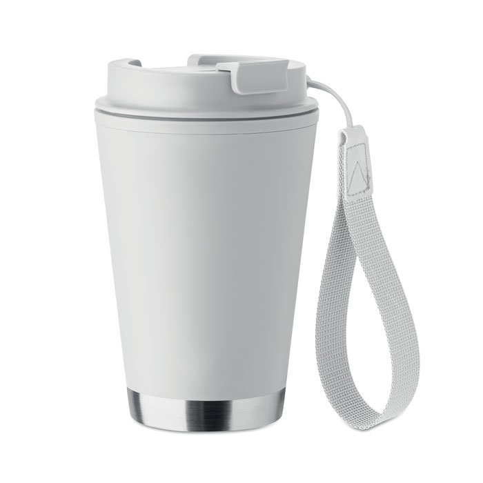 Bicchiere a doppio strato. 300 ml. Bianco item picture front