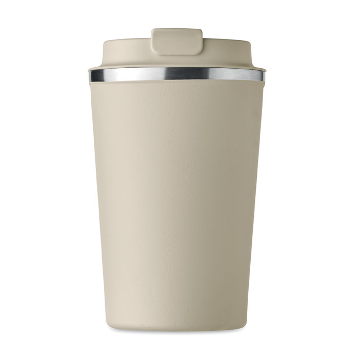 Double wall tumbler 350 ml Beige item picture side