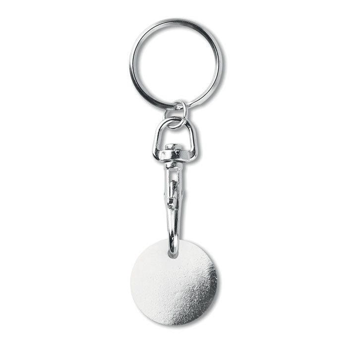 Key ring token (€uro token) Bianco item picture back