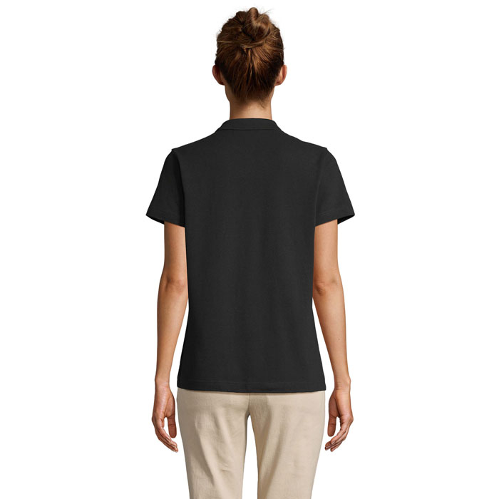 PULSE POLO DONNA Nero / Nero Opaco item picture back