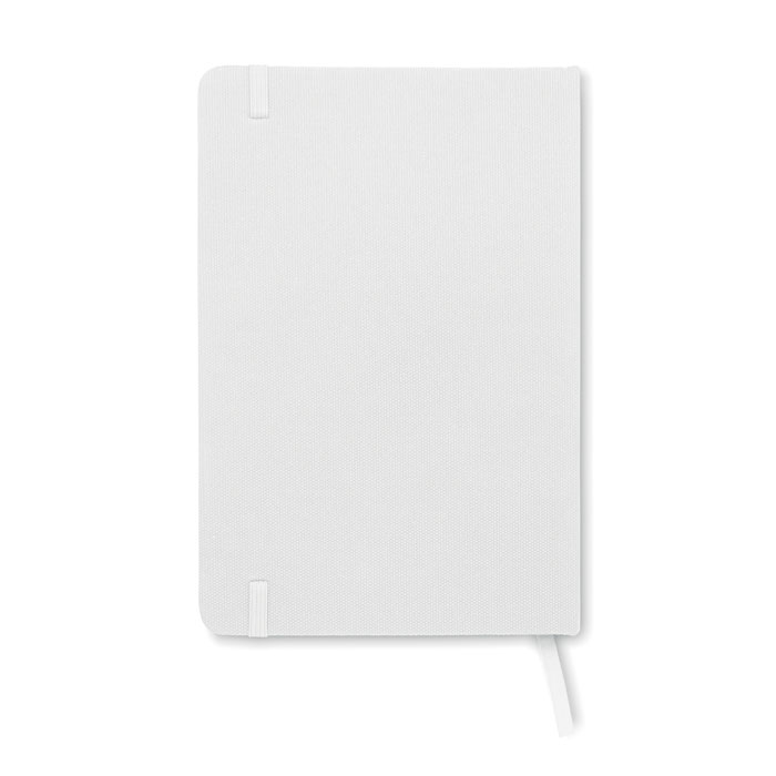 Notebook A5 in 600D RPET Bianco item picture back