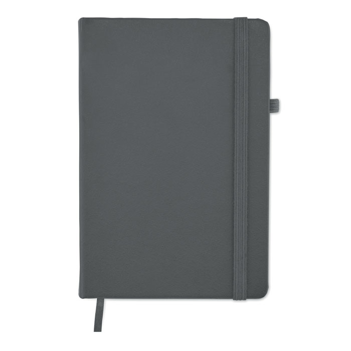 Notebook A5 in PU riciclato Grigio Pietra item picture side