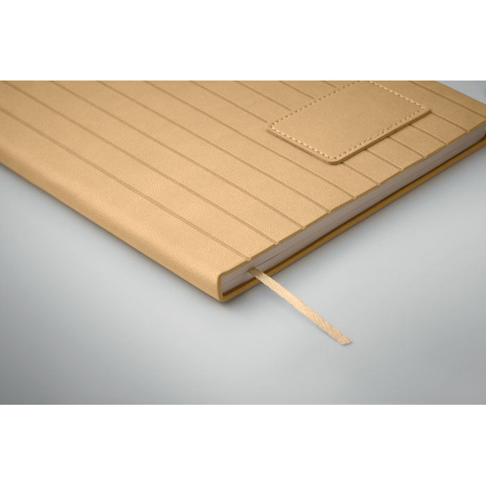 Notebook A5 in PU fumé Beige item detail picture