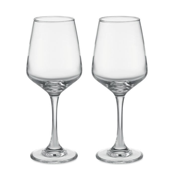 Set di 2 bicchieri da vino transparent item picture front