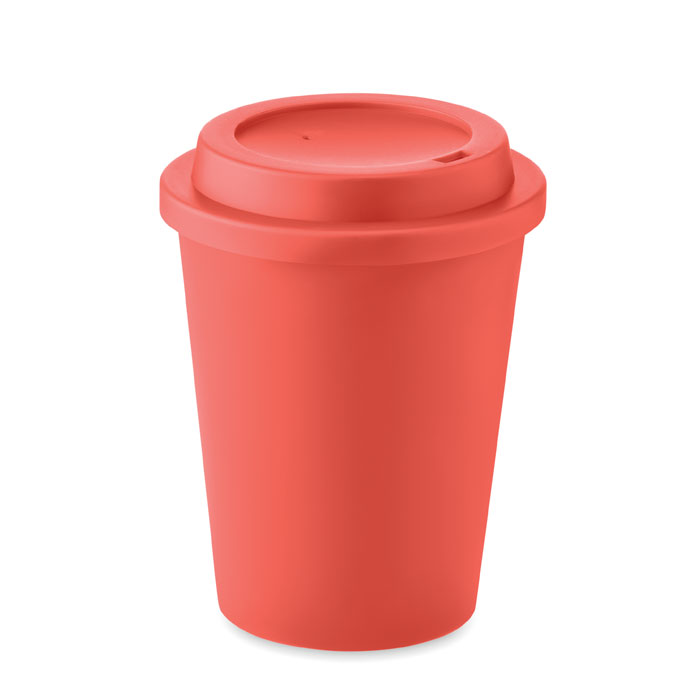Double wall tumbler PP 300 ml Rosso item picture front
