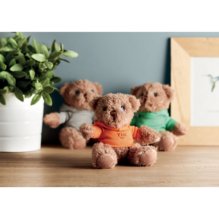 Teddy bear plus with hoodie Arancio item picture 1