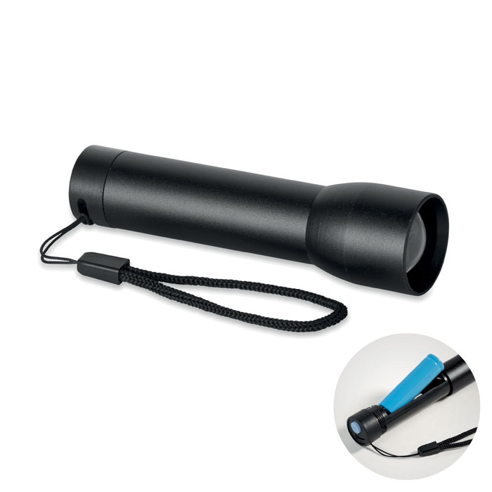 Aluminium rechargeable torch Nero item picture front