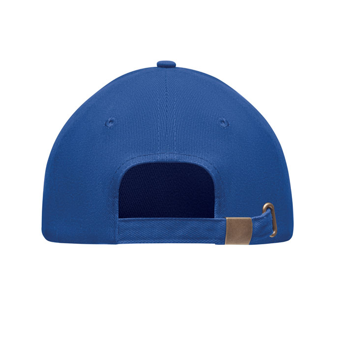Cappellino 6 pannelli Blu Royal item picture back
