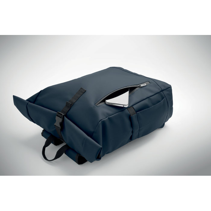 Zaino Rolltop per laptop 600D Blu item picture side