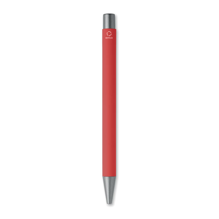 Recycled aluminium ball pen Rosso item picture top