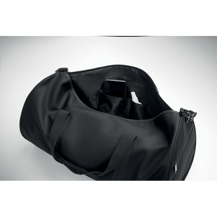 Duffle bag in 600D RPET Nero item picture 5
