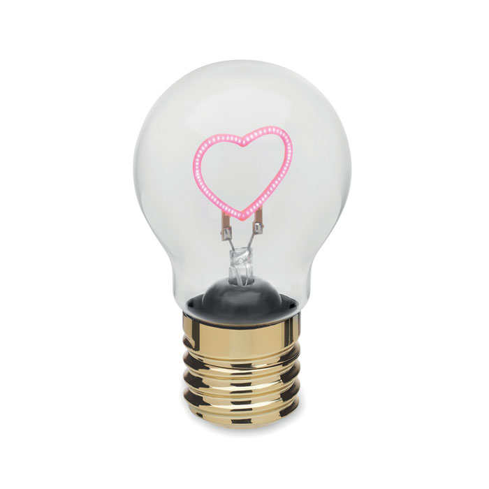 LED decorative bulb Fucsia Neon item picture back