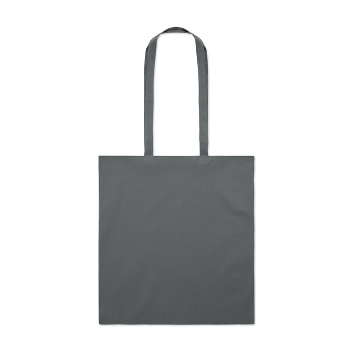 140 gr/m² cotton shopping bag Grigio Pietra item picture side