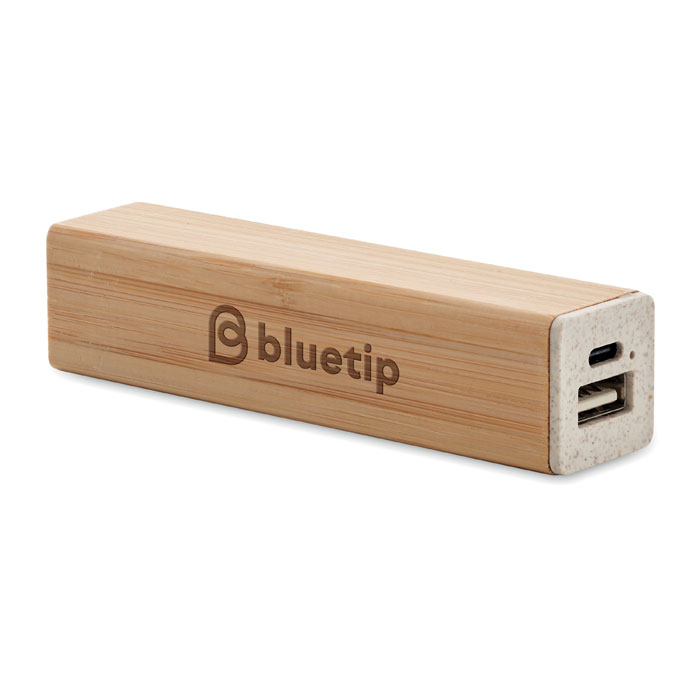 Power bank 2600 mAh Legno item picture printed