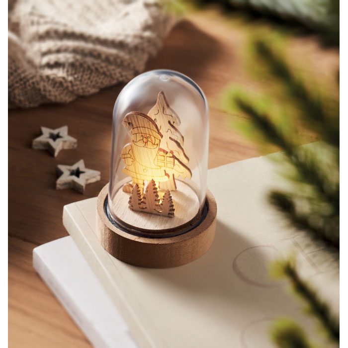Christmas LED ornament Legno item ambiant picture