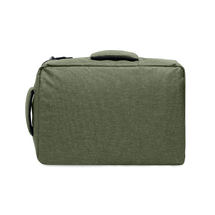 Zaino sottile per laptop Verde Militare item picture back