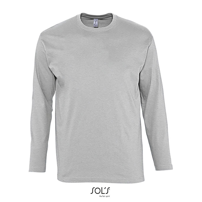 MONARCH UOMO T-SHIRT 150g grey melange item picture front