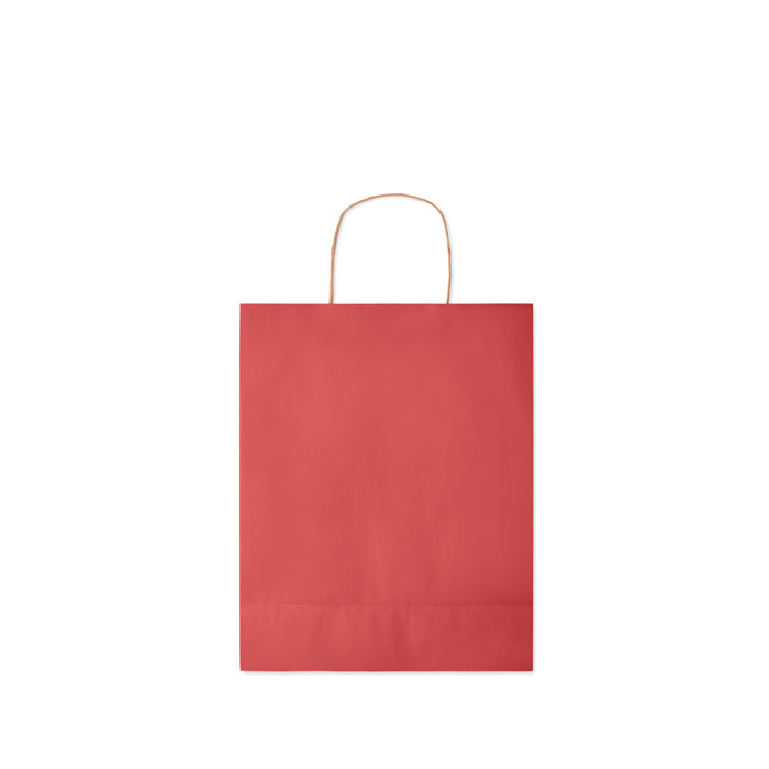 Medium Gift paper bag  90 gr/m² Rosso item picture open