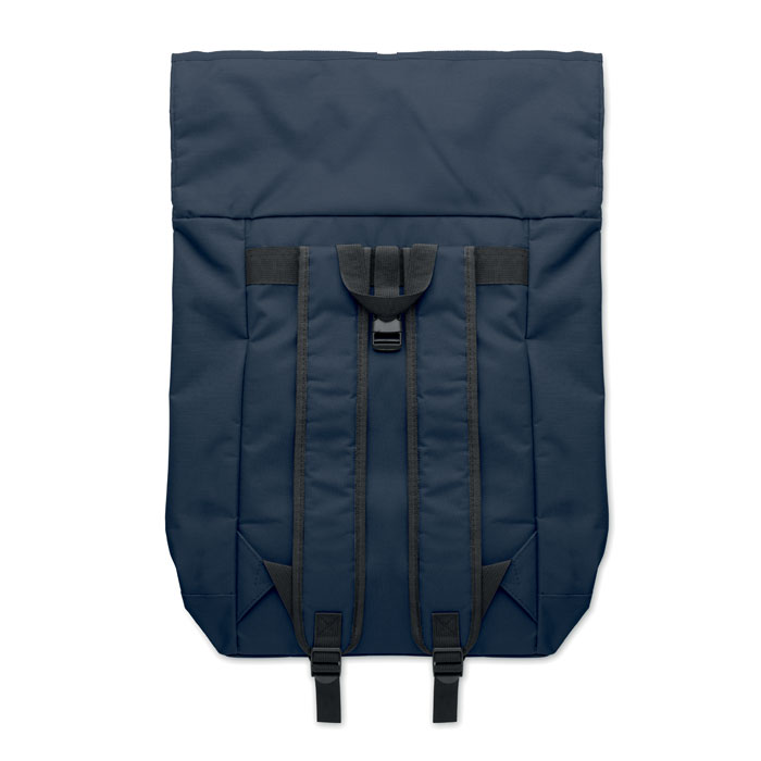 Zaino rolltop in poliestere Blu item picture 7