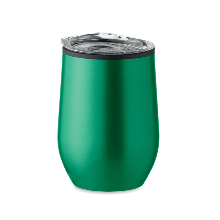 Double wall travel cup 350 ml Verde item picture side