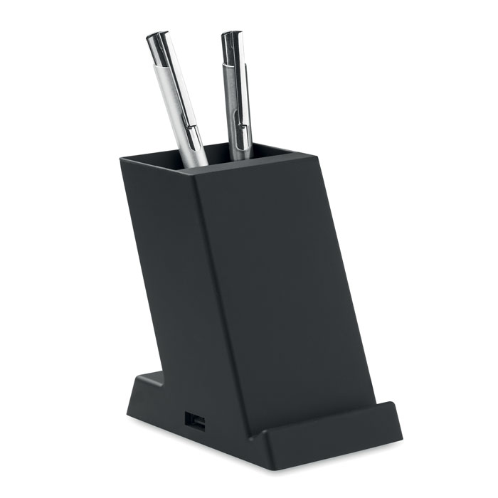 Caricabatterie wireless 15W Nero item picture side