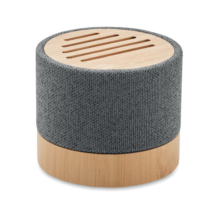 Speaker wireless Bamboo RPET black item picture front