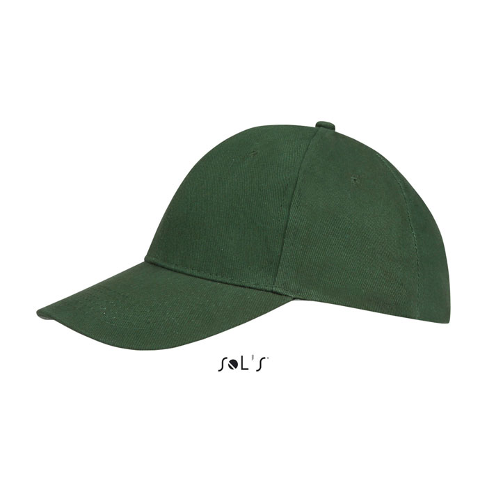 BUFFALO SIX PANEL CAP Verde Bottiglia item picture side