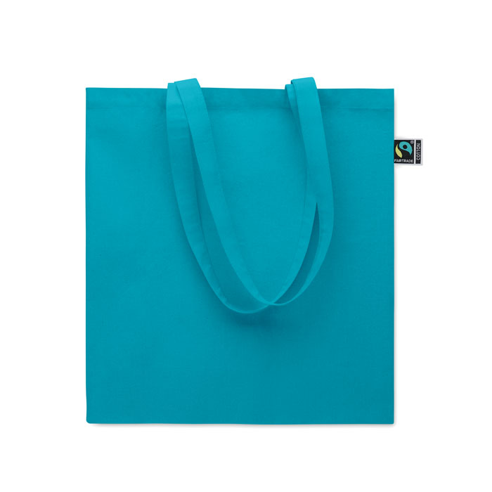 Shopper Fairtrade 180 gr Turchese item picture back