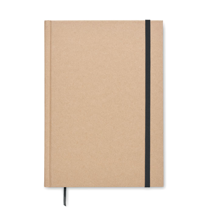 Notebook A5, pagine riciclate black item picture side