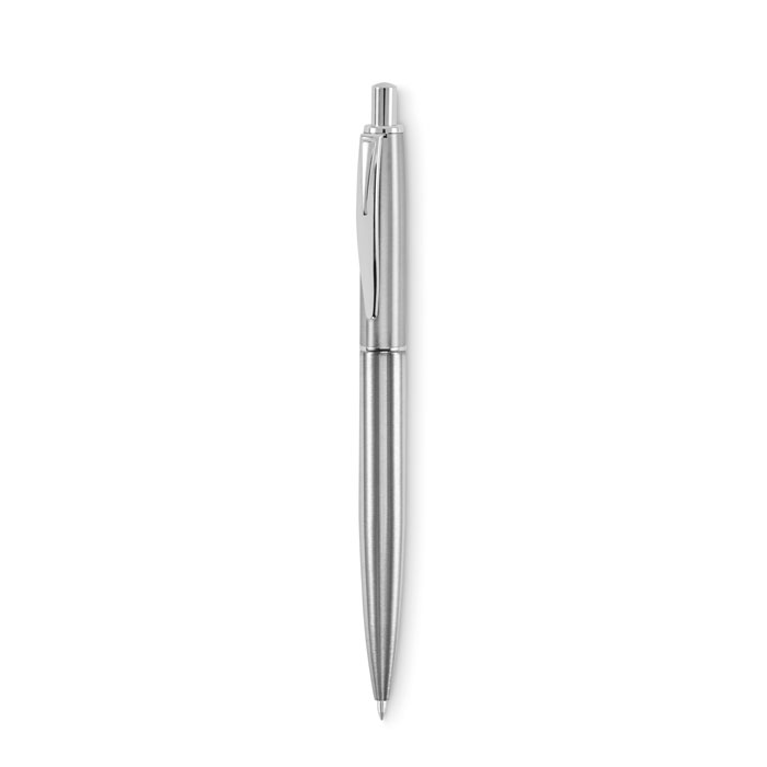 Penna a pulsante in confezione Argento Opaco item picture 1