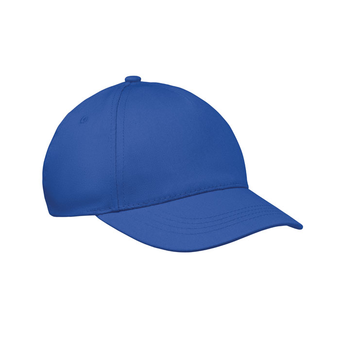 5 panel kids baseball cap Blu Royal item picture front
