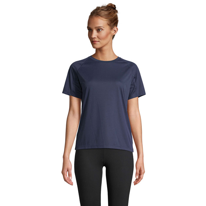 VORTEX WOMEN RAGLAN T-SHIRT Blu Scuro Francese item picture front